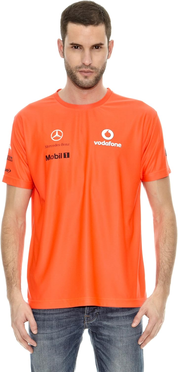 Vodafone Mclaren Mercedes Men S Victory T Shirt Amazon Co Uk