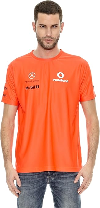 Vodafone Mclaren Mercedes Men S Victory T Shirt Amazon Co Uk
