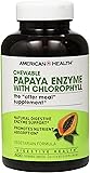 American Health Papaya Enzyme with Chlorophyll Chewable Tablets, 600 Count