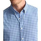 UNTUCKit Performance Plaid Long Sleeve Shirt for Men | Breathable, quick-drying and sweat-wicking fabric with stretch for all-day comfort, finished with the perfect untucked length