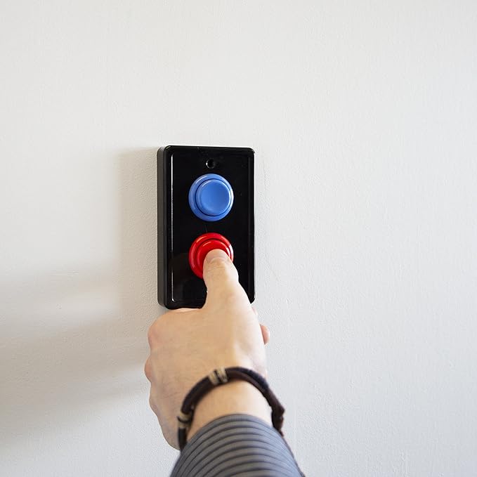 An arcade button light switch for sale on Amazon.