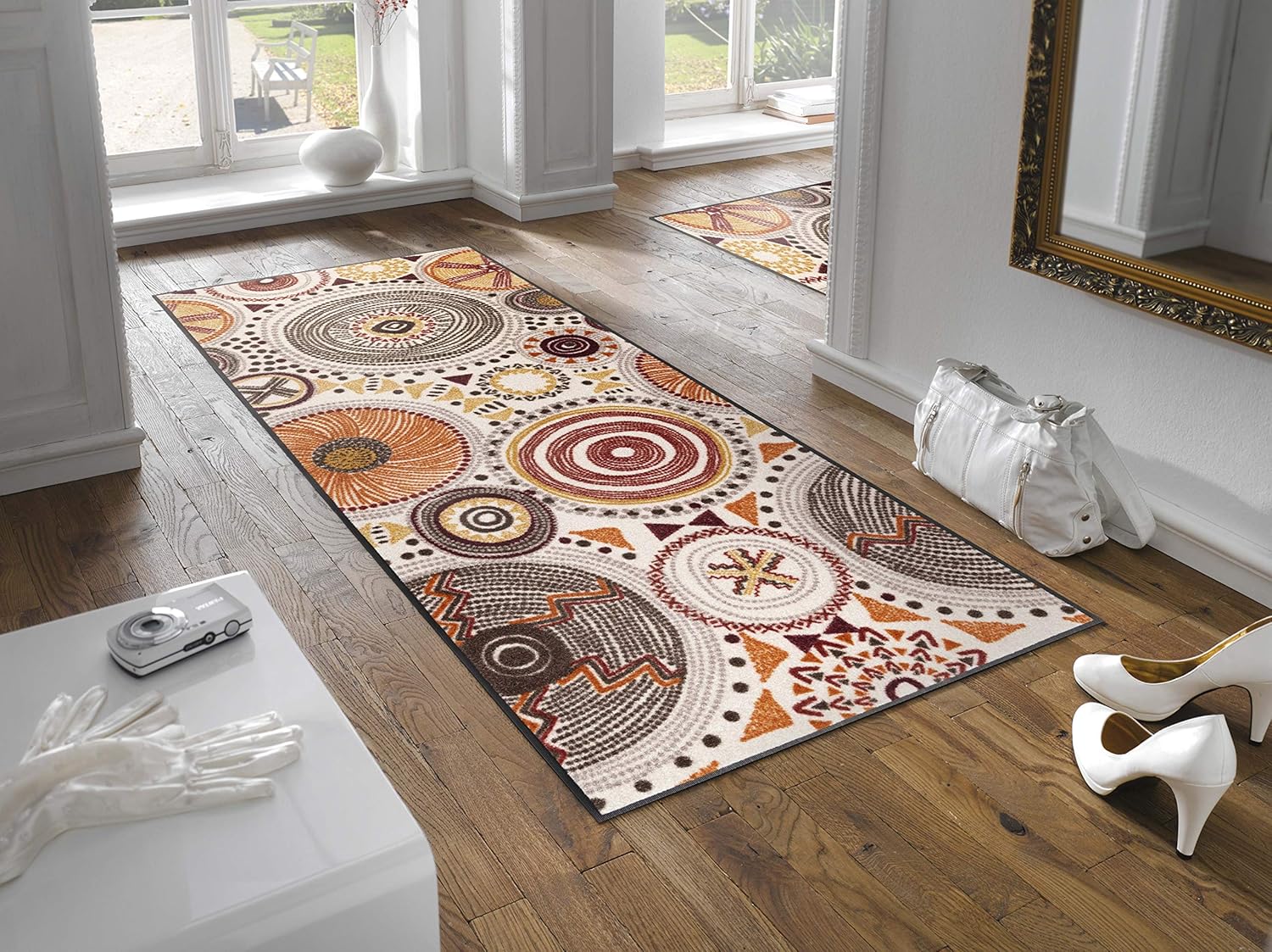 wash dry Decor mat, nylon, beige, 40/60