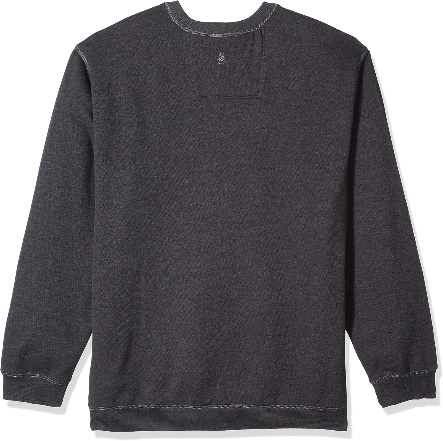 G.H. Bass & Co. Men's Big and Tall Mountain Fleece Long Sleeve Sueded Fleece Crewneck: Clothing