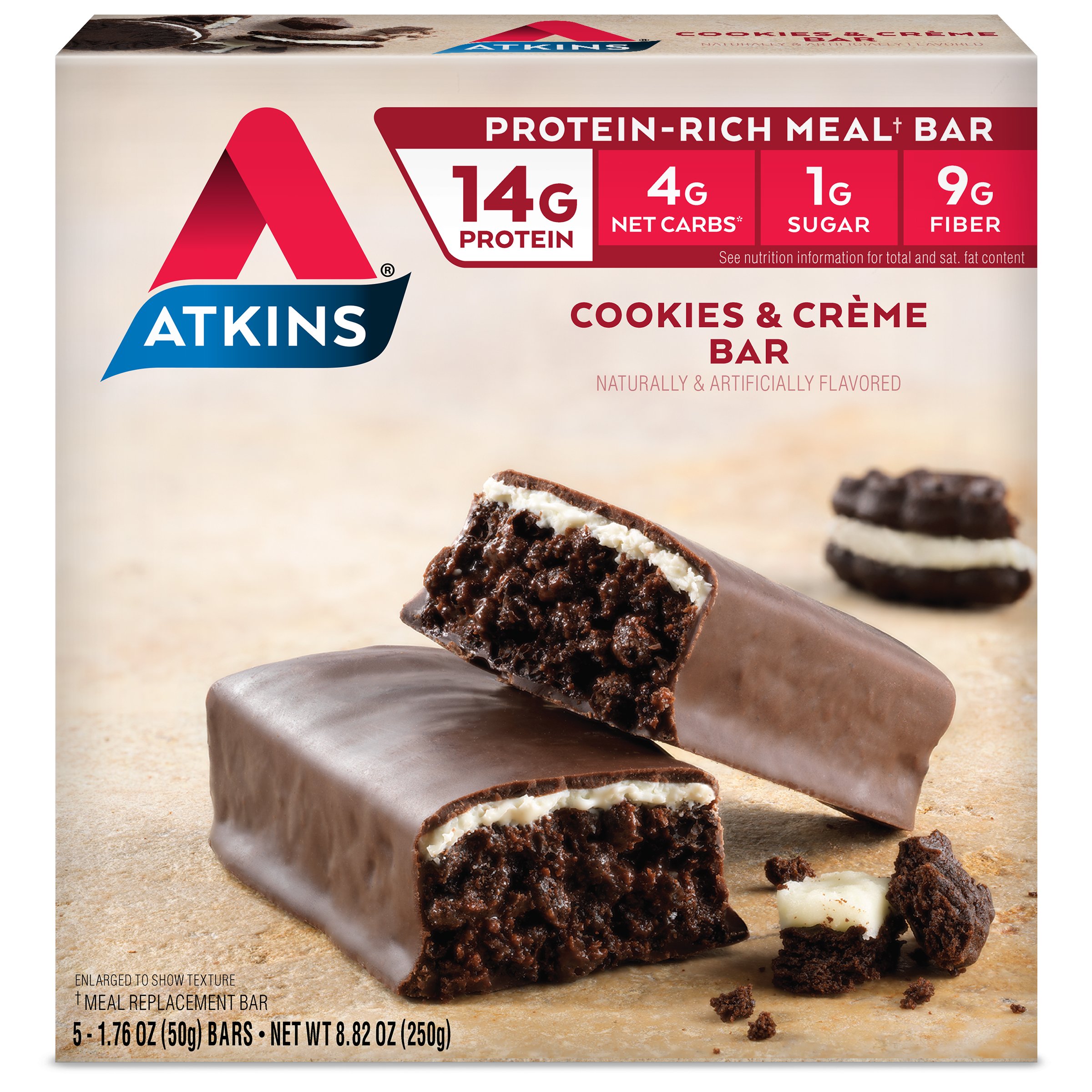 Atkins Advantage Bars, Chocolate Peanut Butter, 2.1Ounce