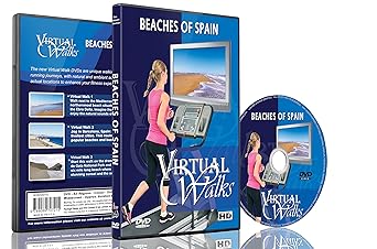 Virtuelle Spaziergänge - Strände von Spanien für Innen-Walking, Laufband und Radfahrtraining