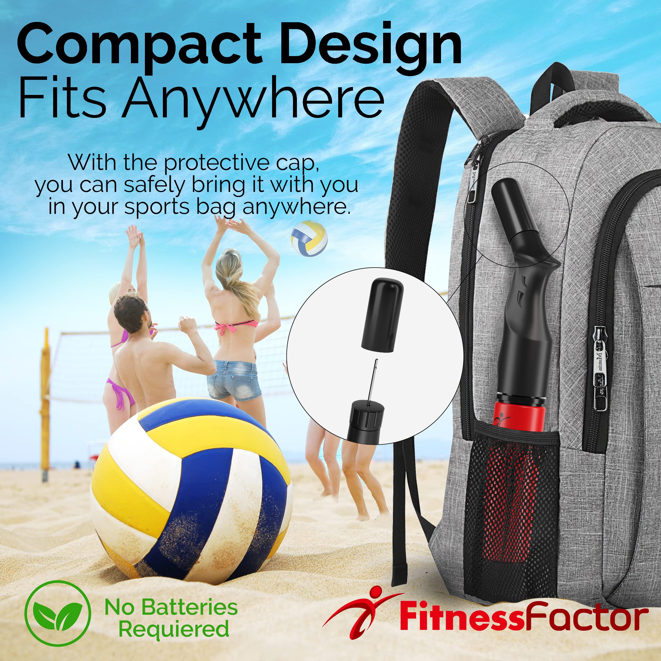 Mua Fitness Factor Ball Pump Inflator, Push & Pull Inflation System