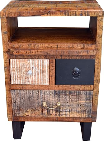 Amazon.de: Guru-Shop Nachttischschrank, Beistellschrank mit