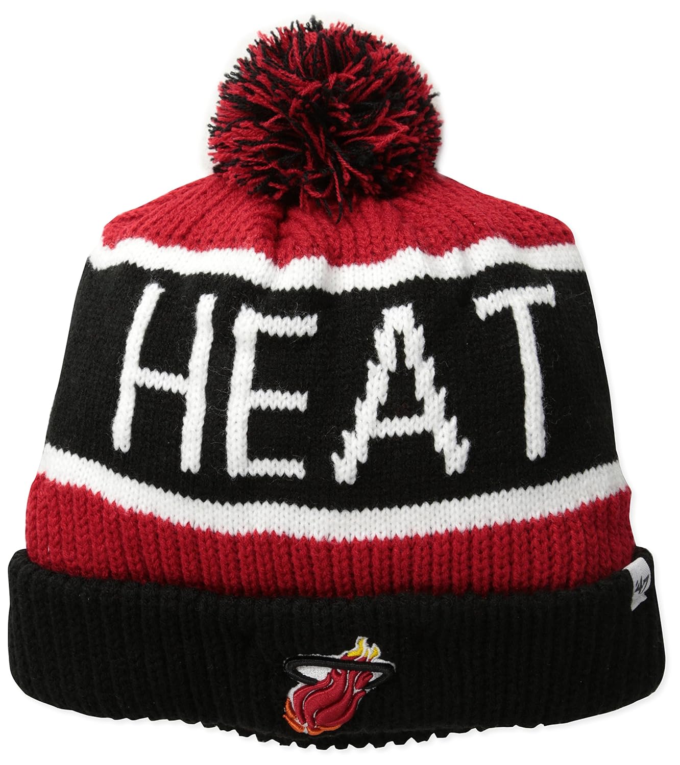 '47 NBA Adult Men's Calgary Cuff Knit Hat with Pom