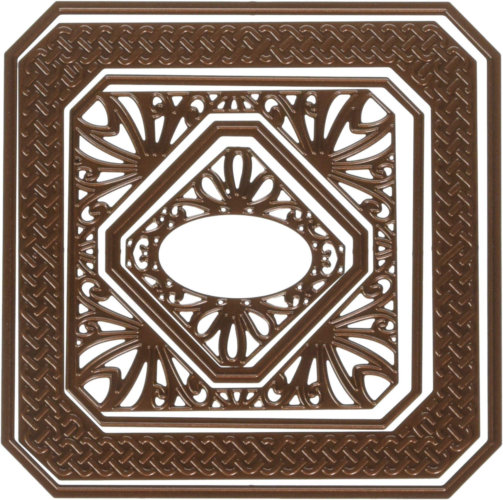 Sue Wilson Noble Classic-Adorned Squares-Die Set, Metal, 6