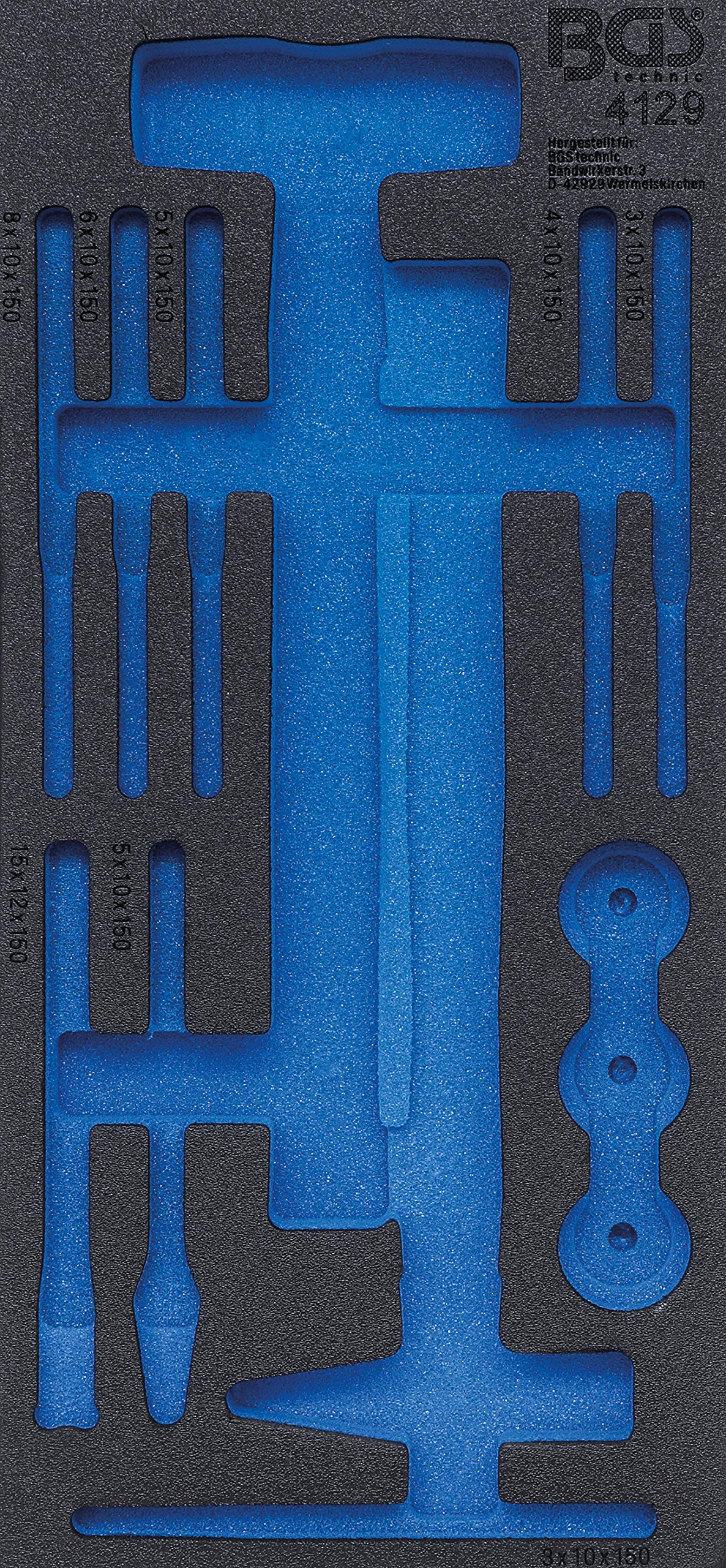 BGS 4129-1 | Tool Tray 1/3, empty | for BGS 4129