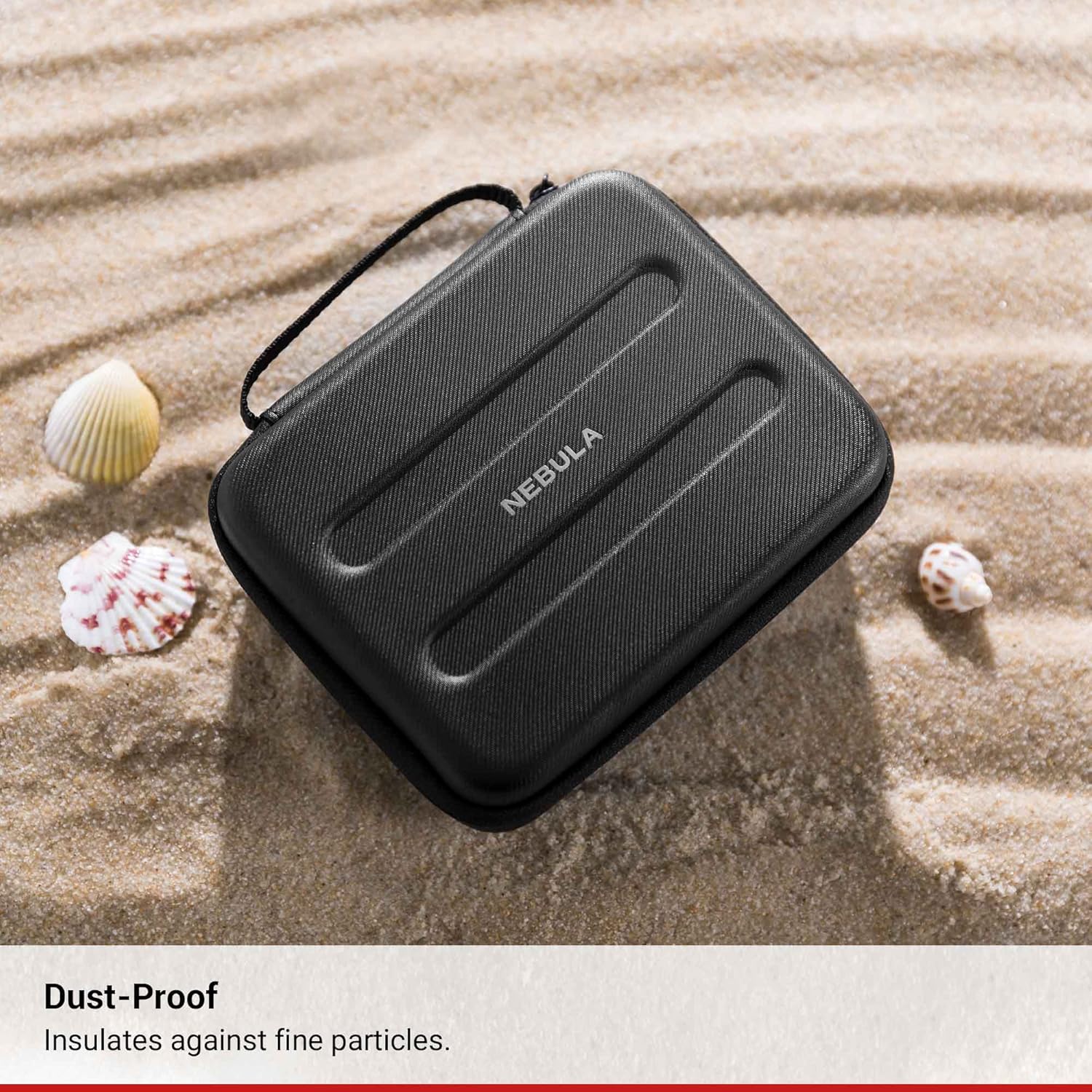 Anker Nebula Capsule Official Travel Case for Nebula Capsule Pocket Projector,Polyurethane Leather, Soft Ethylene-Vinyl Acetate Material, and Splash-Resistance Premium Protection Projector Carry Case: Electronics