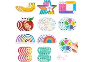 H1vojoxo Breath Calm Anxiety Stickers - 40PCS Calm Strips for Anxiety Sensory Stickers 2 Textured Calming Stickers for Kids Adults Phone Mindfulness Stickers Anti Stress Fidget Rough Tactile Stickers