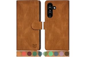 SUANPOT for Samsung Galaxy S24 5G Wallet case with RFID Blocking Credit Card Holder,Flip Book PU Leather Protective Cover Women Men for Samsung S24 Phone case Light Coffee