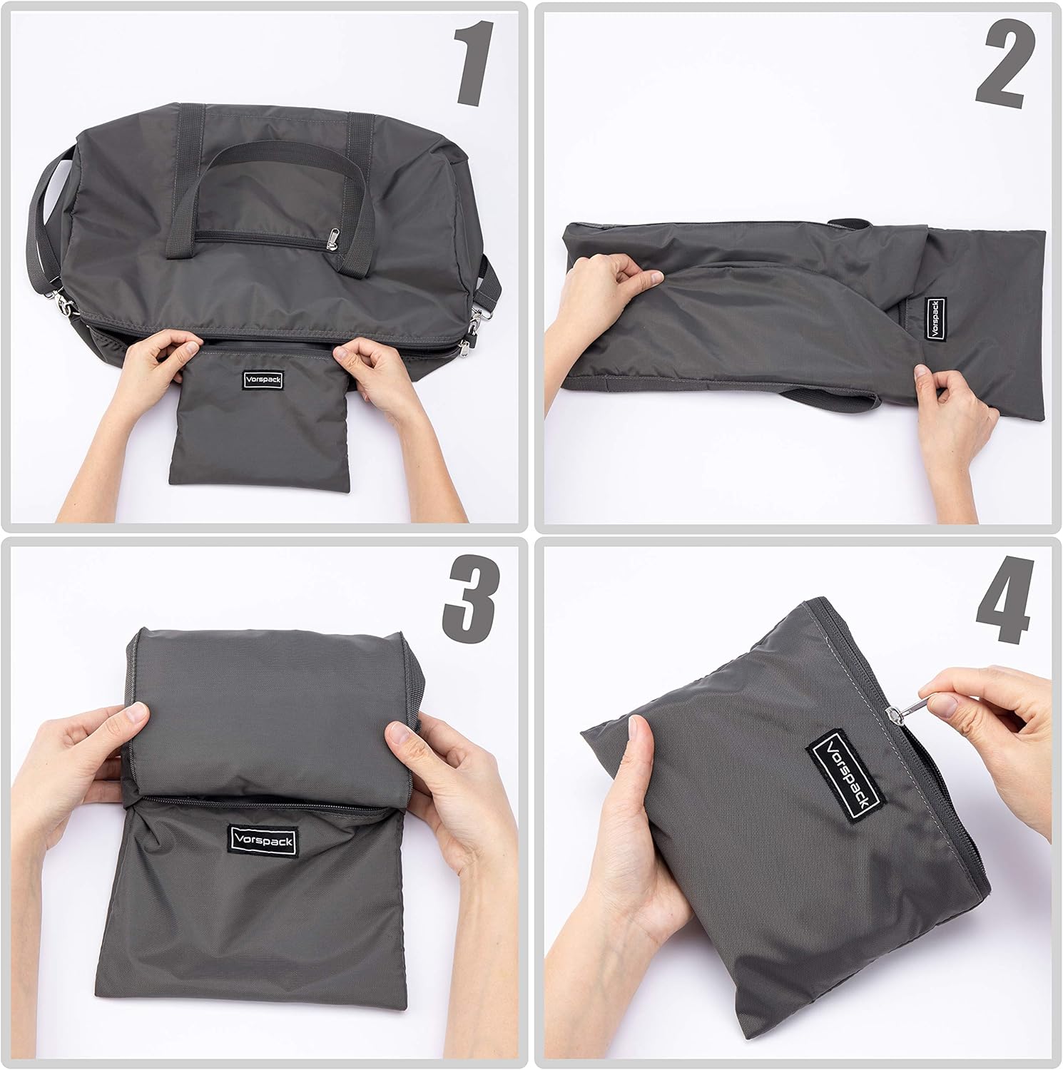 Vorspack Duffel Bag 20-24-28 Inches Foldable Gym Bag for Men Women Duffle Bag Lightweight with Inner Pocket for Travel Sports: Clothing