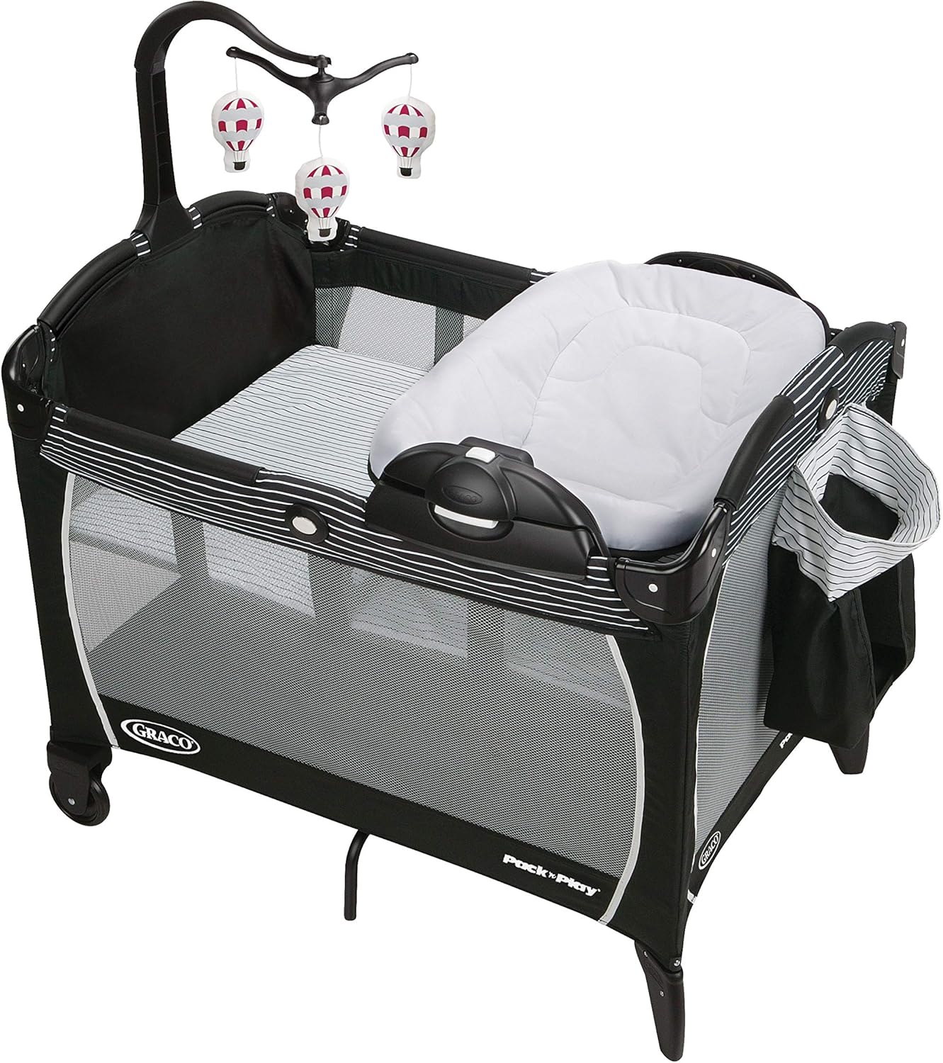 graco pack n play with reversible lounger & changer