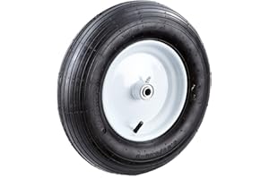 TRICAM Farm and Ranch FR2210 Pneumati Replacement Tire for Wheelbarrows & Utility Carts, 16-Inch, Black