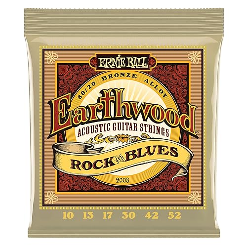 Ernie Ball Earthwood Rock and Blues 80/20 Bronze Acoustic Set