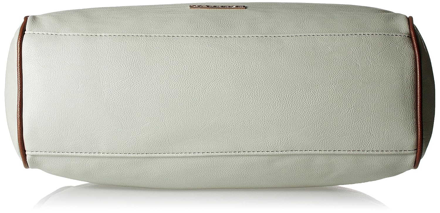 caprese women's sheeba satchel (light grey)