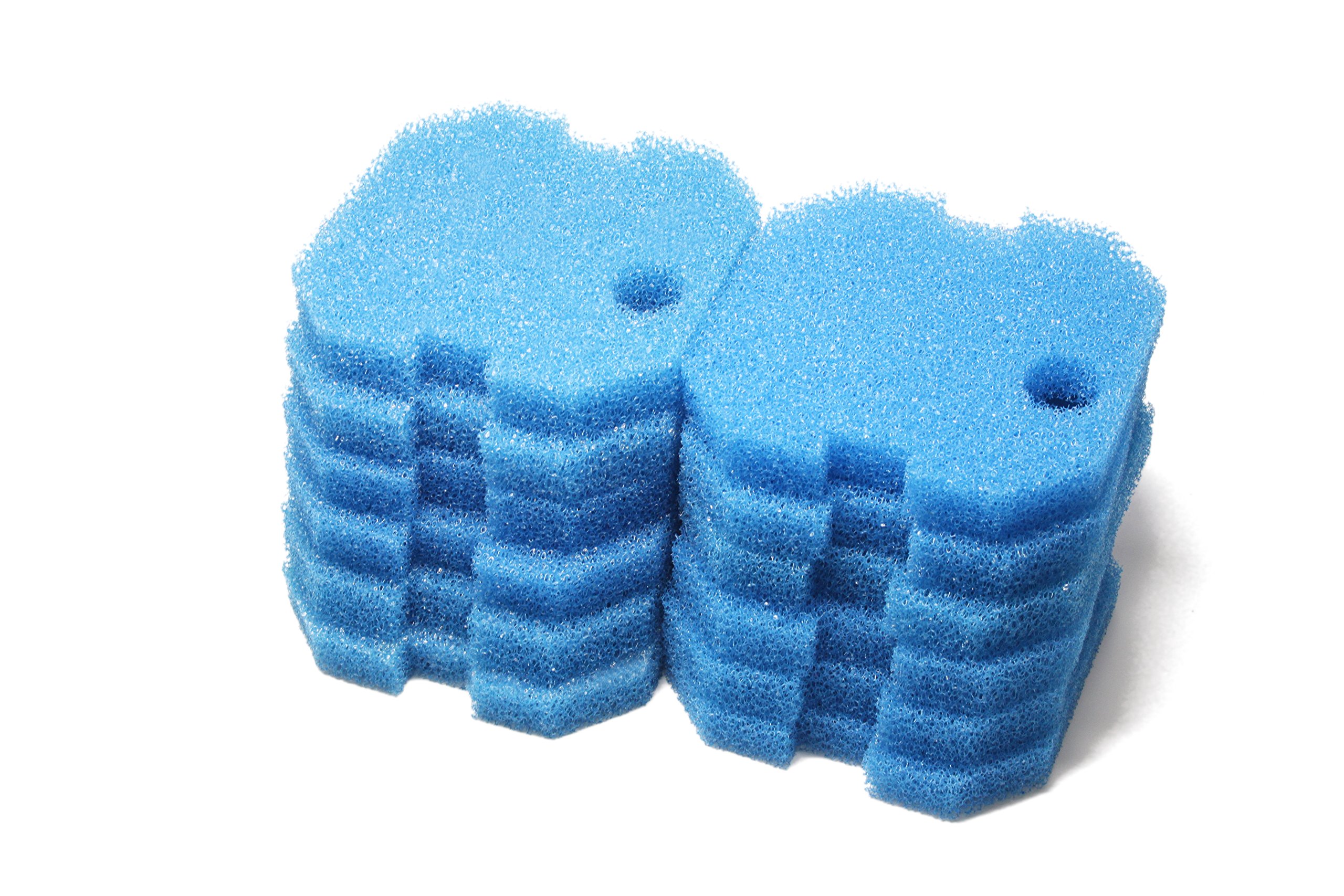 LTWHOME Replacement Blue Coarse Filter Pad Fit for Eheim Professional 2222/2324 and Experience 150/250/250T (Pack of 12)