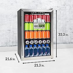 Igloo IBC41FNSS New And Improved 180-Can Capacity