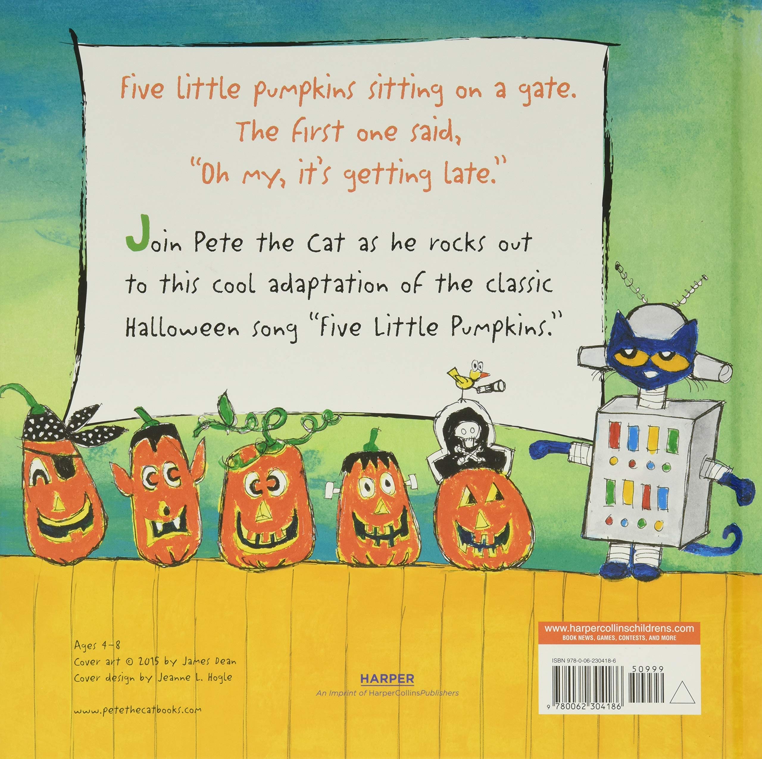 Pete the Cat: Five Little Pumpkins: A Halloween Book for Kids Pete the Cat: Five Little Pumpkins: A Halloween Book for Kids Hardcover Kindle Audible Audiobook Paperback