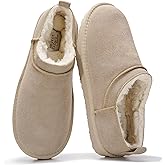 Project Cloud 100% Genuine Leather Micro Boots for Women – Water Resistant Womens Boots with Memory Foam Insole – Slip On Fall Shoes for Women 2026 for All-Day Comfort (HIPSTER)