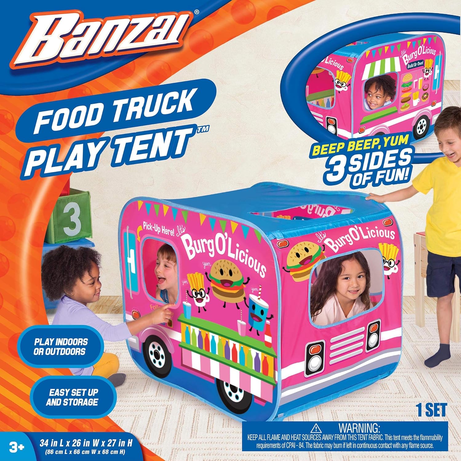 food truck play tent