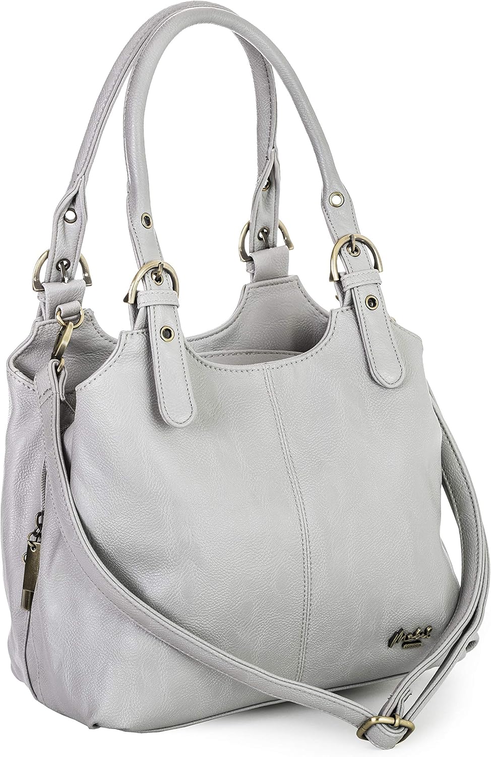 Mabel London Womens Multiple Pockets Medium Size Shoulder Bag with a