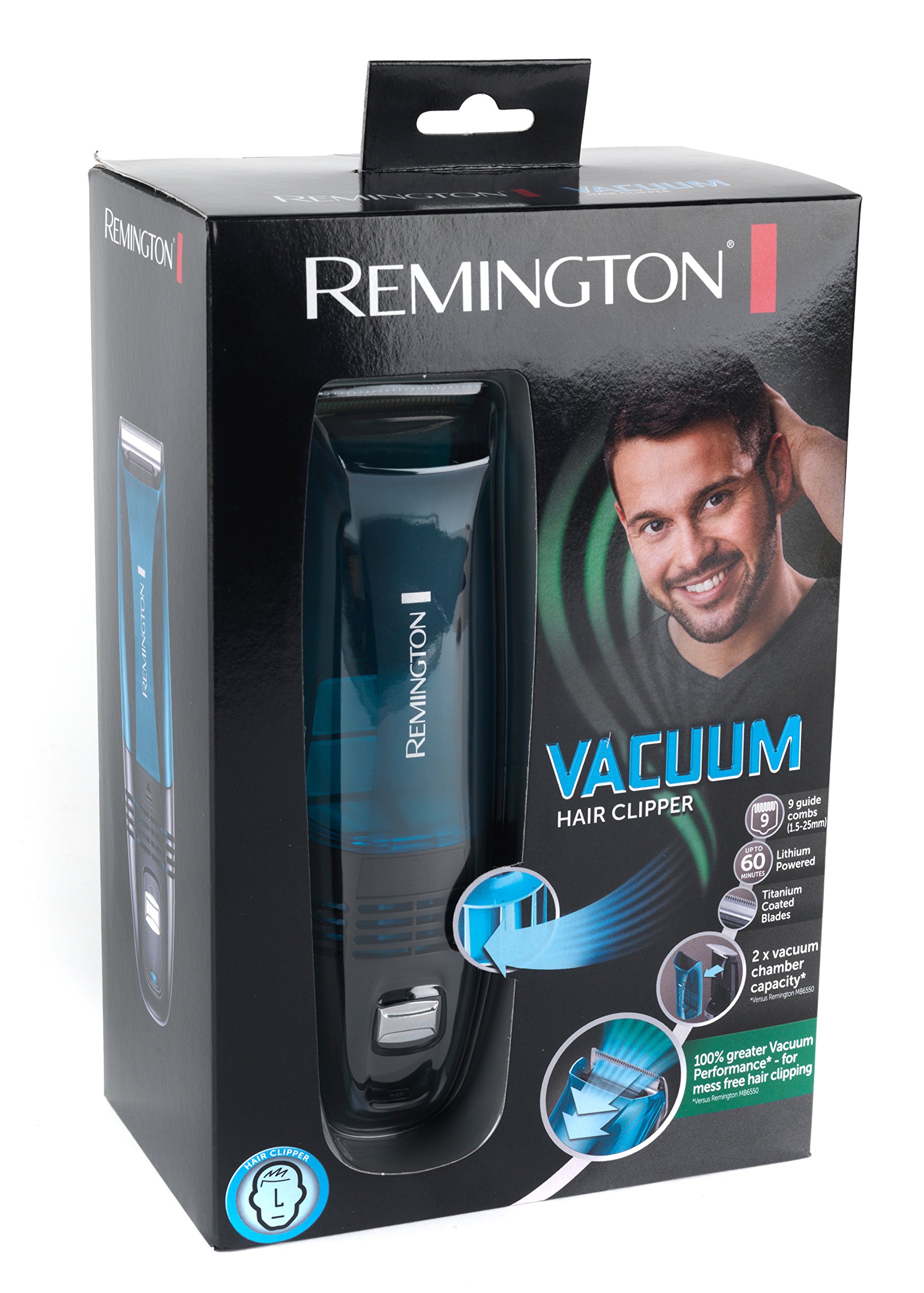 remington vacuum hair clipper hc6550