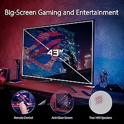 ASUS 43" 4K 144Hz 1ms Gaming Monitor - ROG