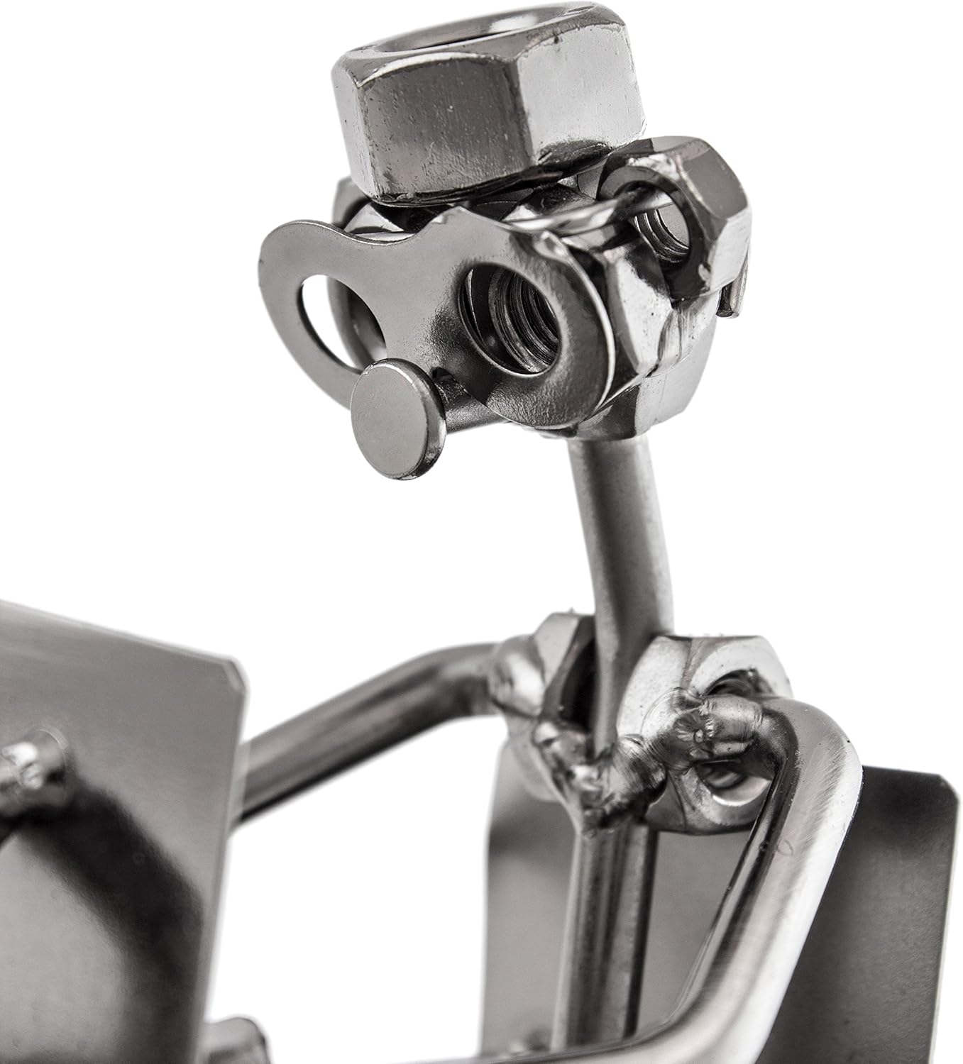 Brubaker Pen Holder Workaholic Metal Sculpture, Silver - Image 4