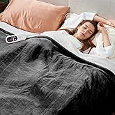 Electric Blanket Heated Full Size, Ultra-Soft 84" x 72" Heating Blankets, Fast, Even & Efficient Heating, 1-12 Hours Auto-Off and 6 Heatin Settings, UL Listed for Safety, Warm Gift for Grandma