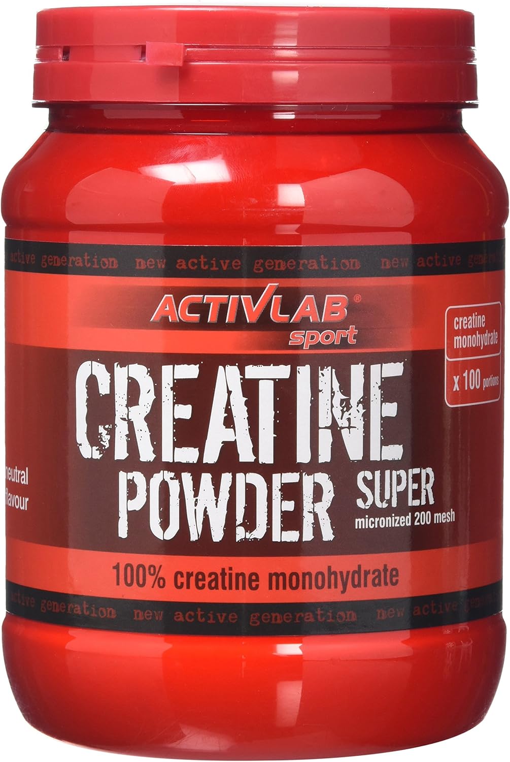 ACTIVLAB SPORT Creatine Powder Jar, 500 g, Natural, 500g