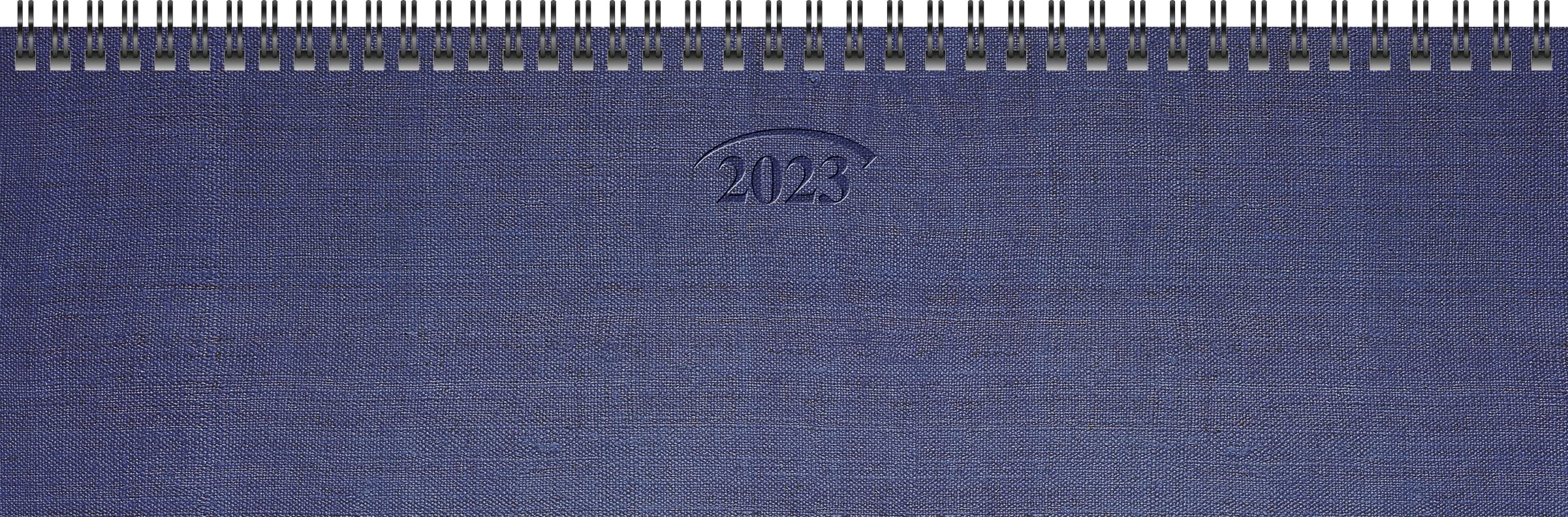 BRUNNEN Weekly calendar model 777 2023 sheet size 32.6 x 10.2 cm blue