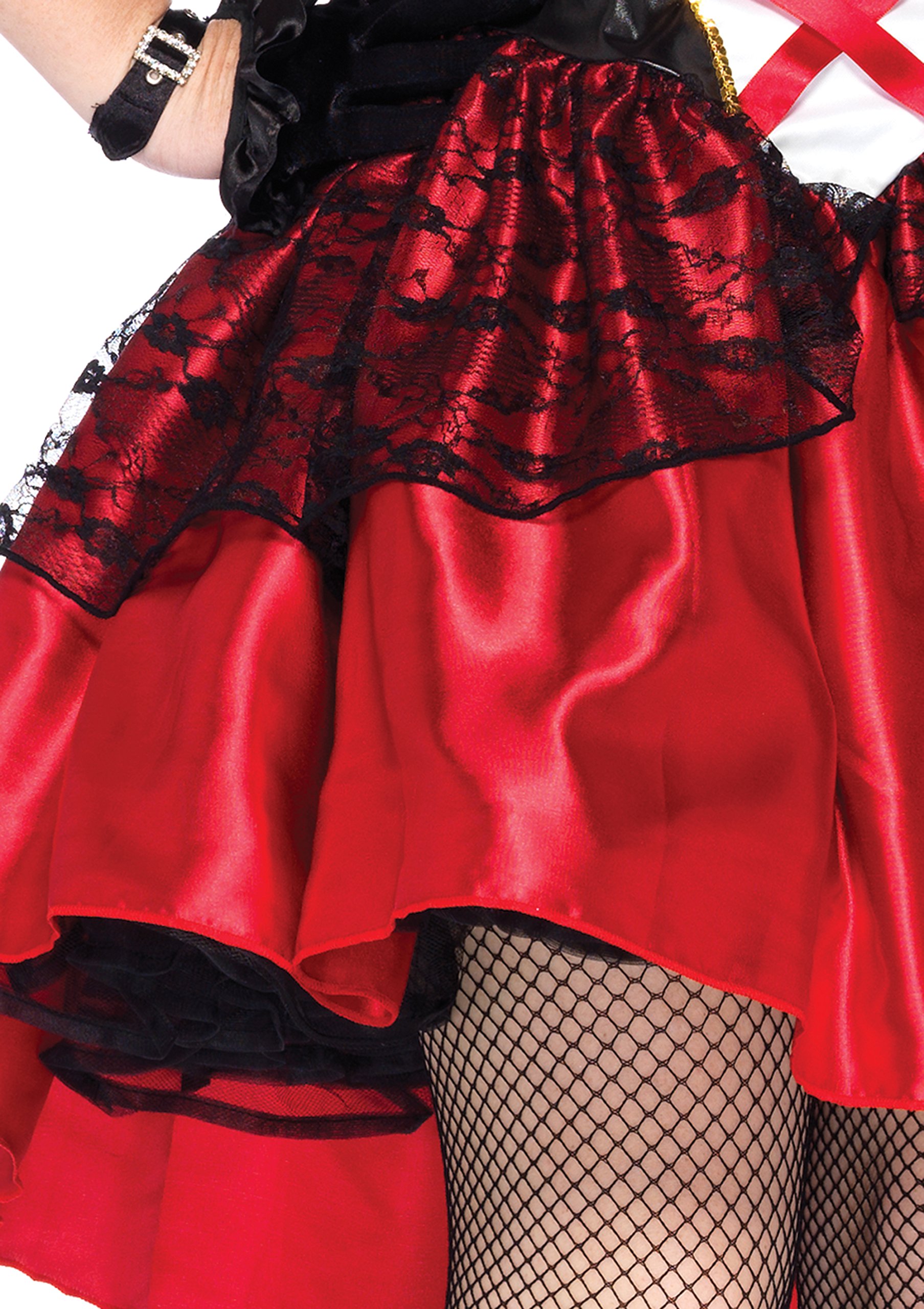 Leg Avenue Women's Plus-Size 2 Piece Royal Red Queen Costume