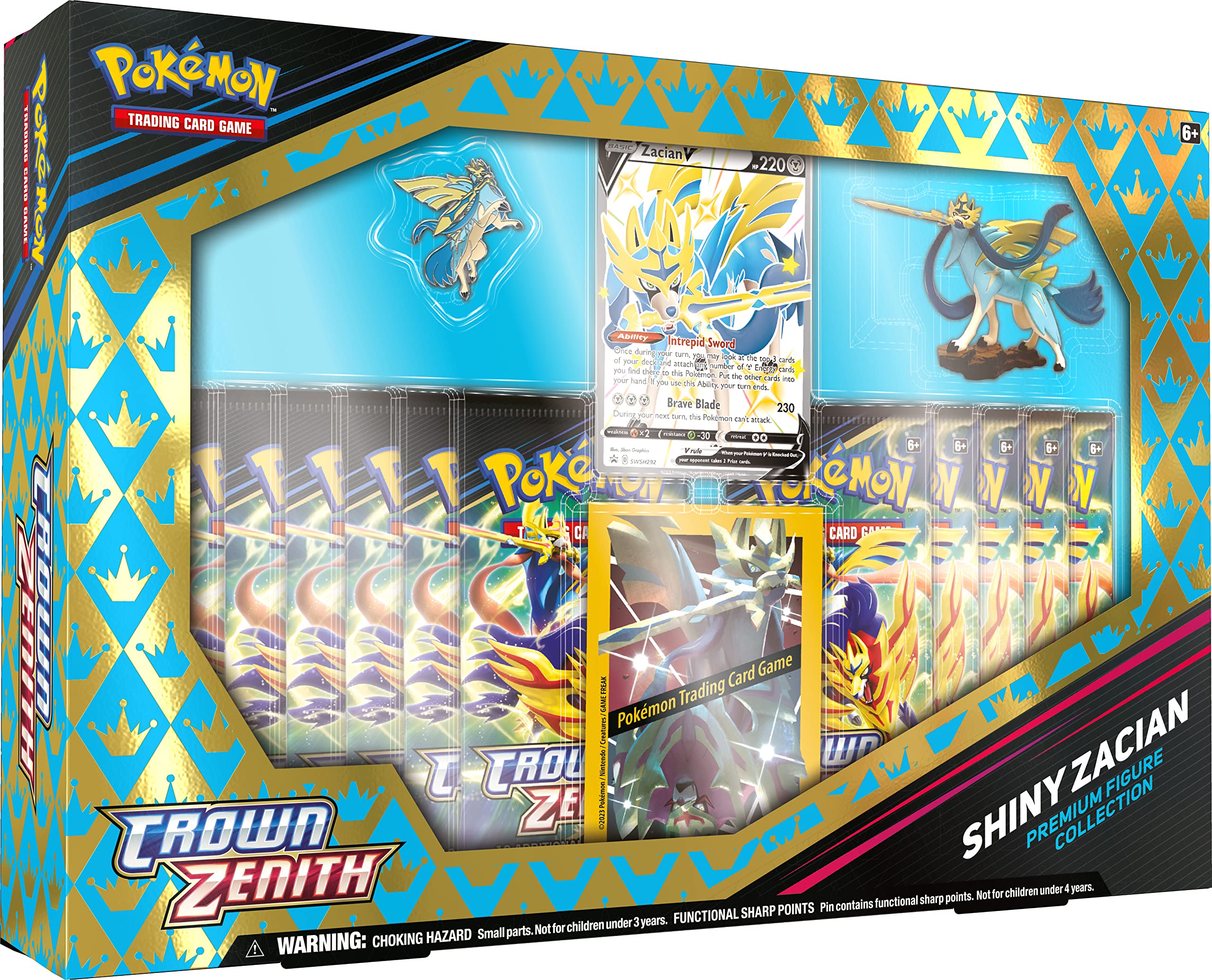 Photo 1 of Pokemon Crown Zenith Shiny Zacian Premium Figure Collection