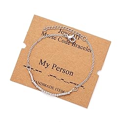 JoycuFF Morse Code Bracelets for Women My Person