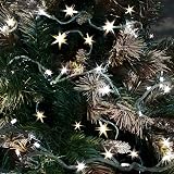 The Christmas Workshop 300 Warm White LED Christmas Lights 29.9m Battery