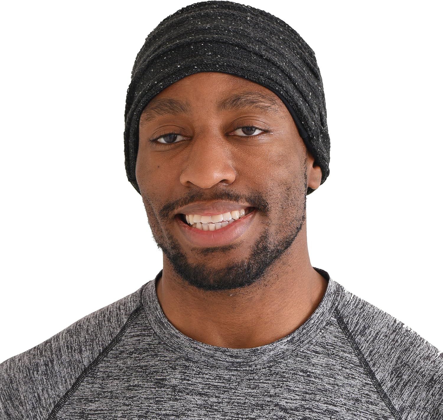 Charm Organic Cotton Turban Headband Mens Knit Ear Warmer Hair