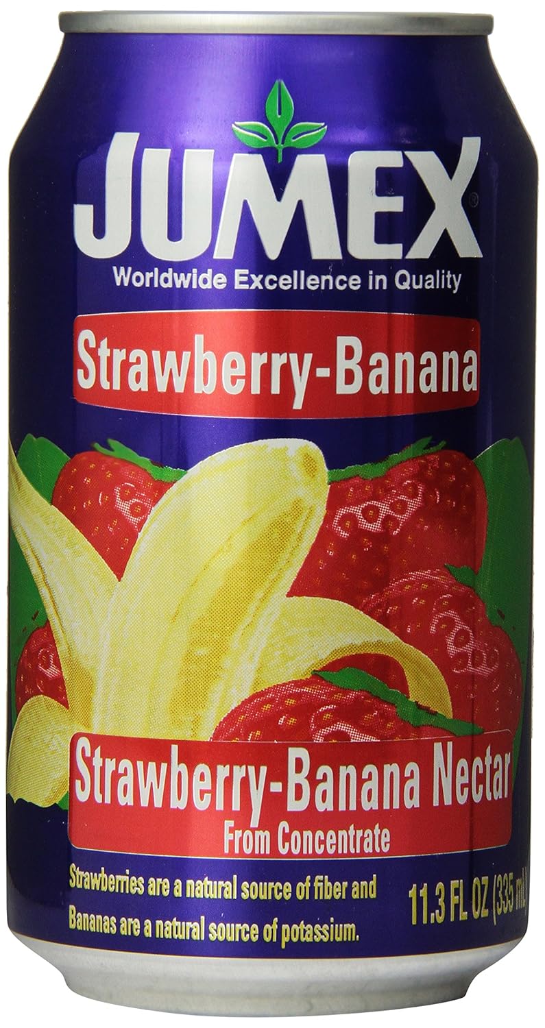 Jumex Strawberry And Banana Nectar, 11.3Ounce (Pack of 24