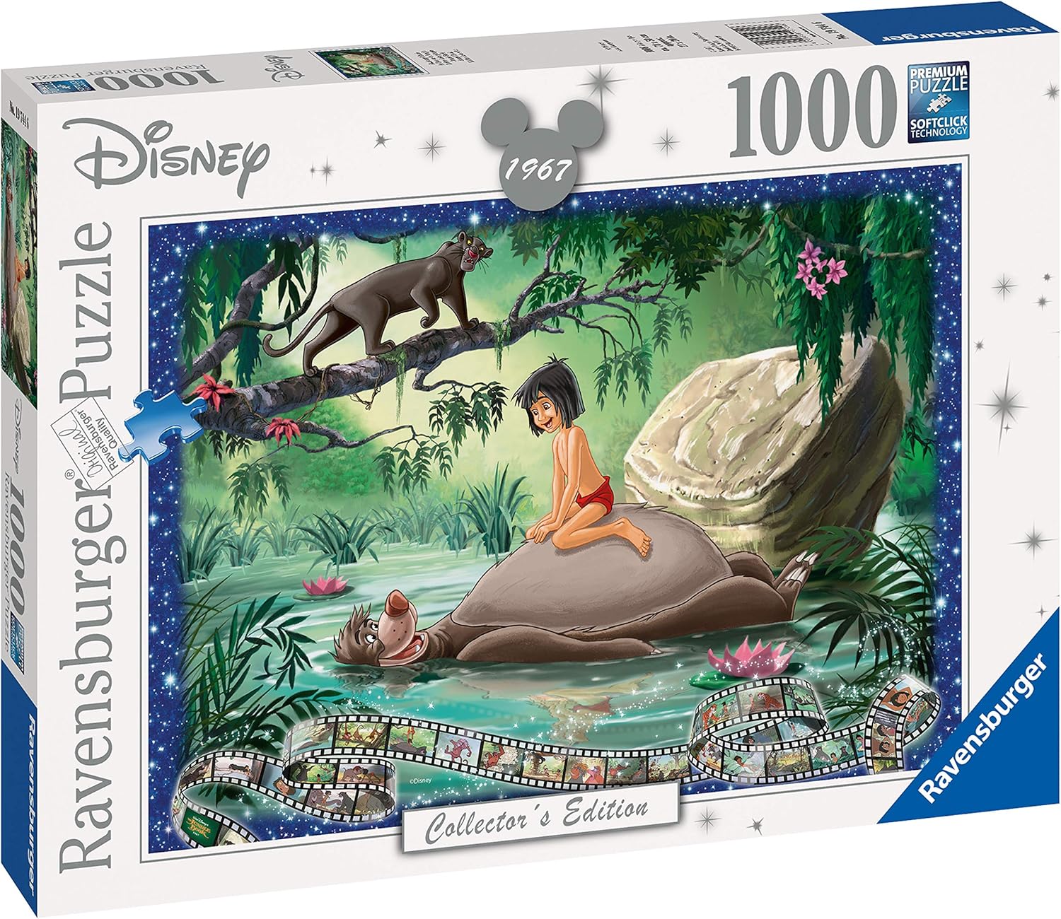 Produktbild Ravensburger Puzzle Disney Dschungelbuch Märchen 1000 Teile. Ab 14 Jahre Foto