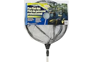 Aquascape Heavy-Duty Pro Pond and Fish Net, Extendable Reach Handle Up to 63 inches, Round | 98561