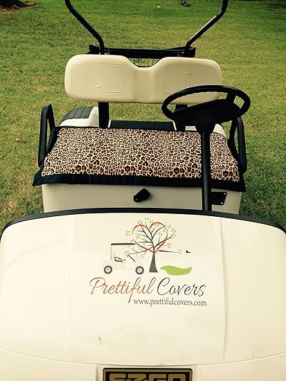 leopard golf buggy