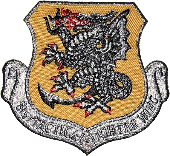 81st Tactical Fighter Wing Patch Sew On Clothing