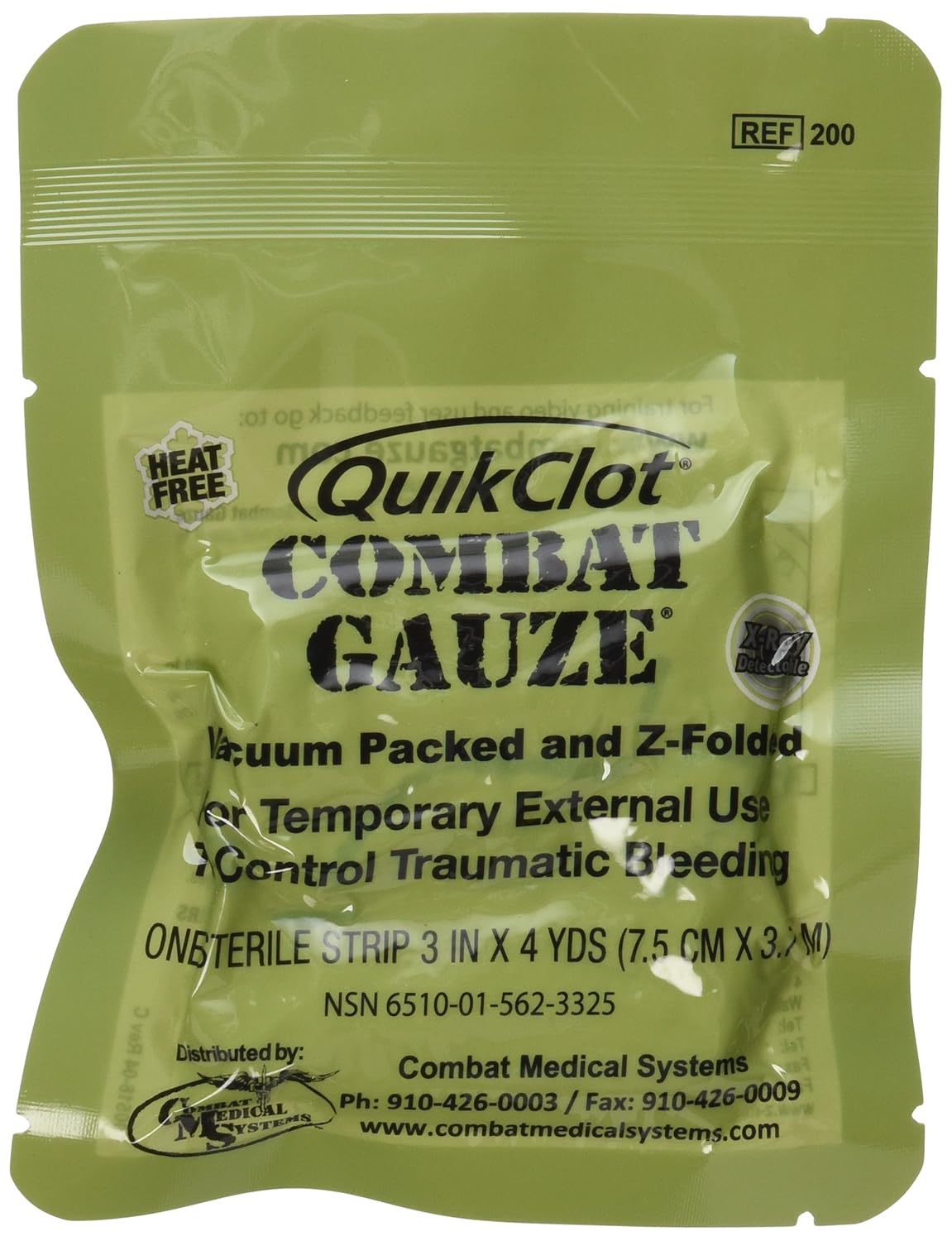QuickClot ZFold Combat Gauze Amazon.ca Tools & Home Improvement