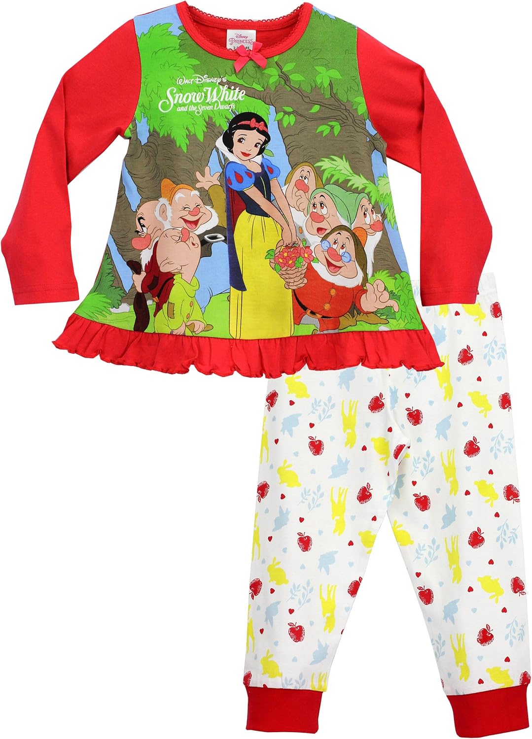 Disney Princess Girls' Snow White Pajamas Size 8 Amazon.co.uk Clothing