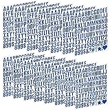 1470 Letter Stickers 15 Sheets Alphabet Stickers