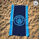 Manchester City FC Towel – 100% Cotton, 75 x 150 cm, Official view 3