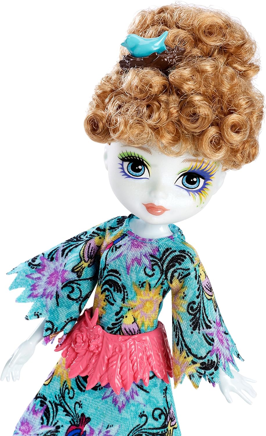 Ever After High Dragon Games Featherly Forest Pixie Doll, Turquoise, Medium - Image 3