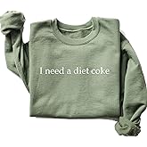 ElixirStreet I Need A Coke Sweatshirt, Coke Bottles, Gift for Coke Lover, Soda Crewneck, Funny Gift Sweater Soda Lover, Funny Coke Tee Multi Color